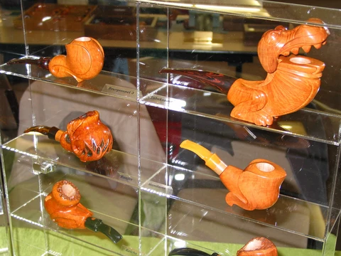 Pipes on display