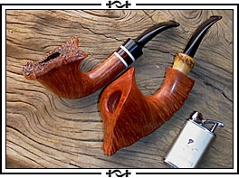 A group of Jan Zeman pipes
