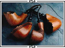 A group of Jan Zeman pipes